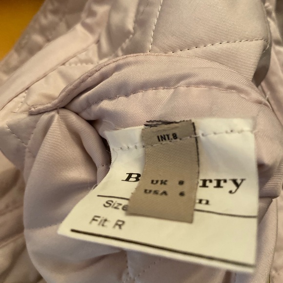 Burberry Light Pink Qulited Jacket - Picture 4 of 5